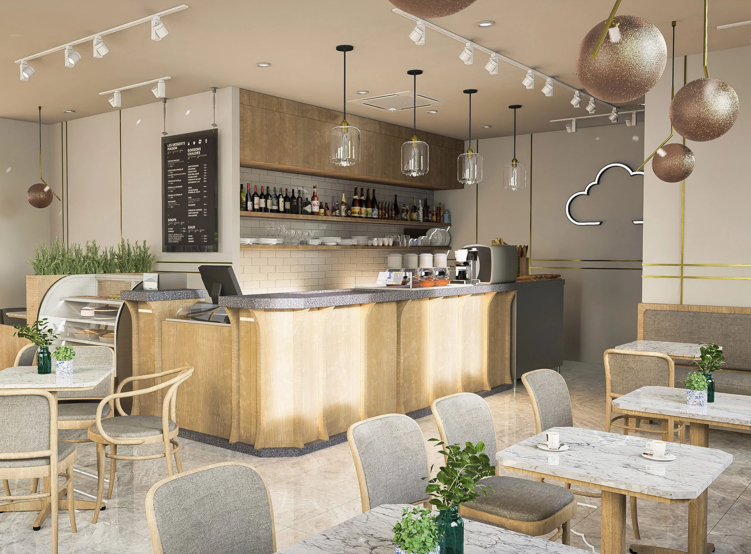 Aménagement d’un Café