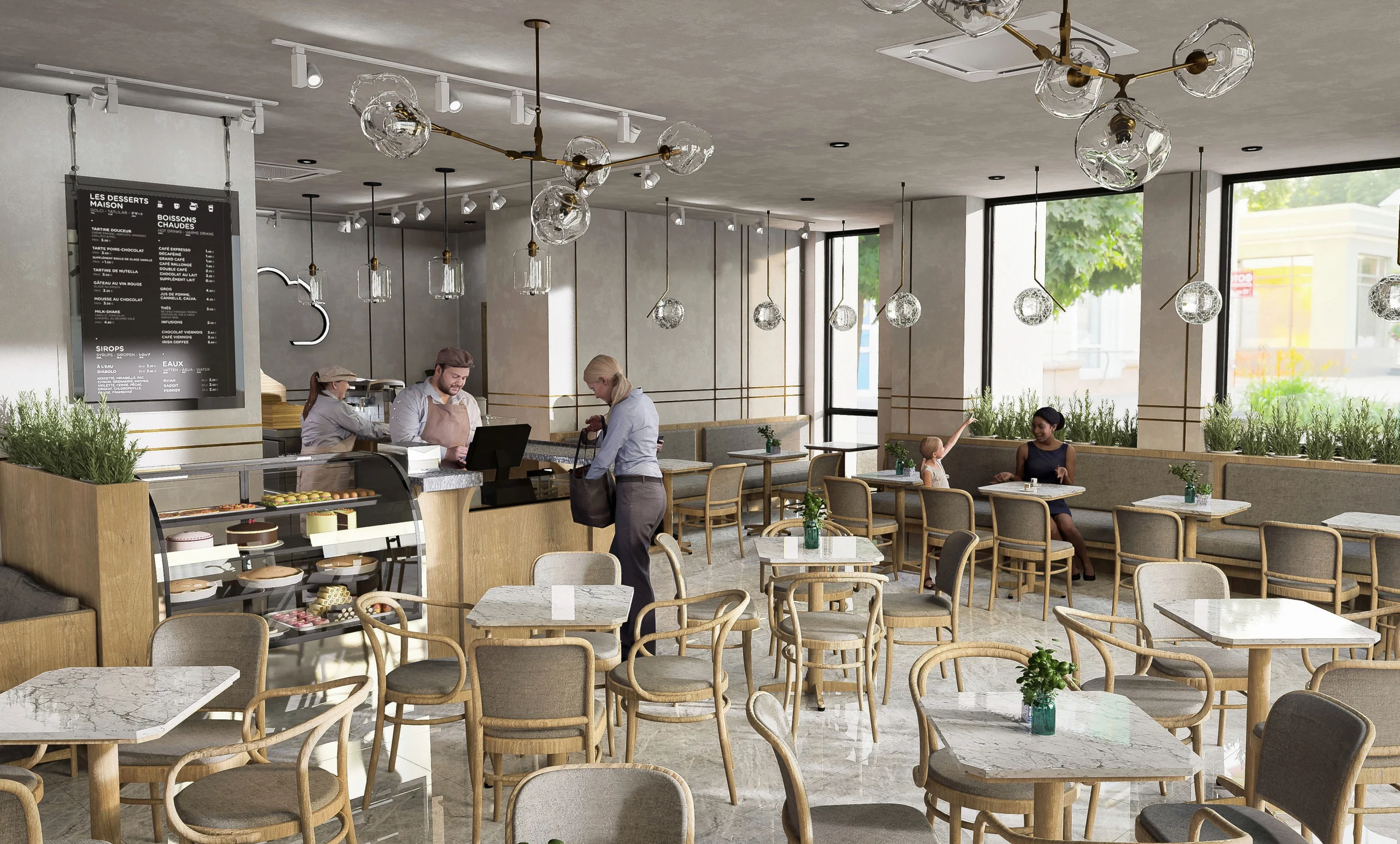 Aménagement d’un Café